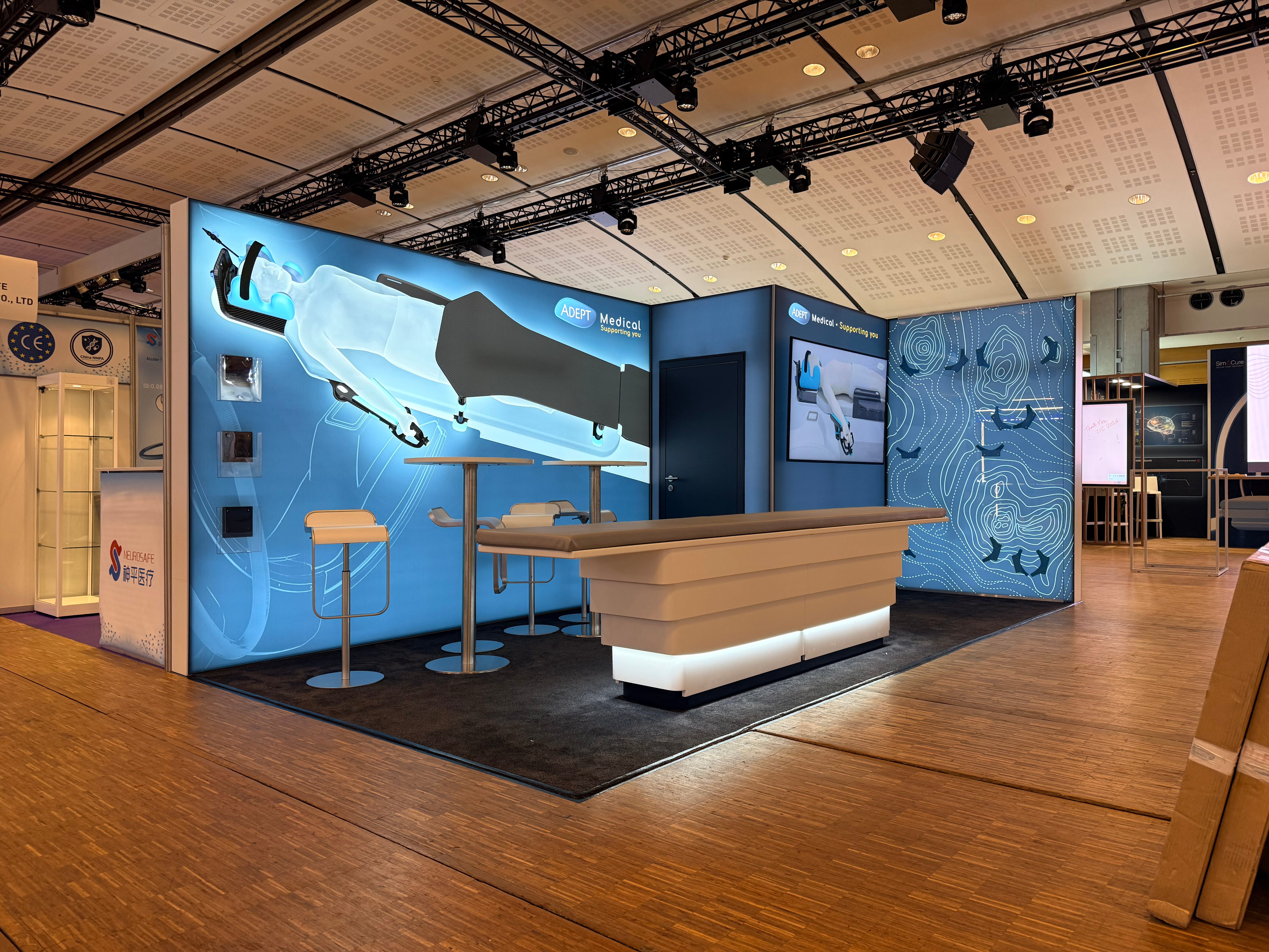 Messestand für Adept Medical
