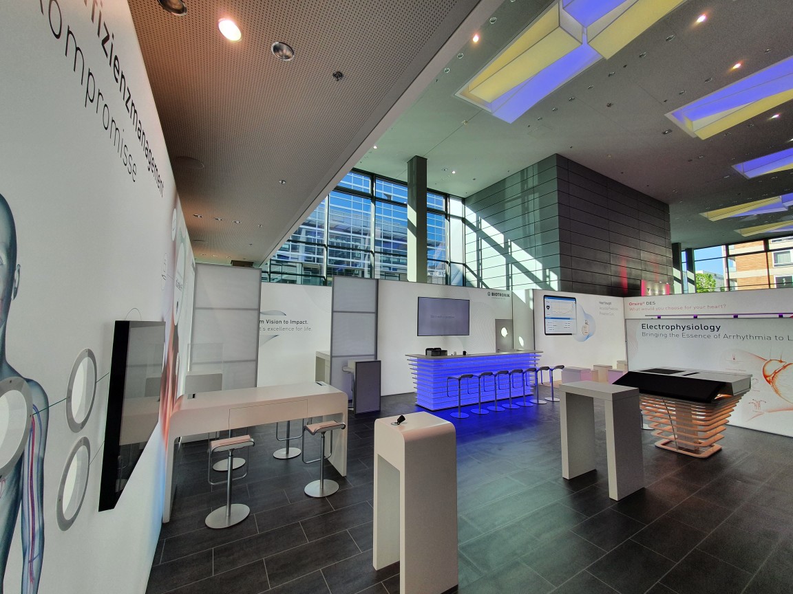 Messestand für Biotronik AG